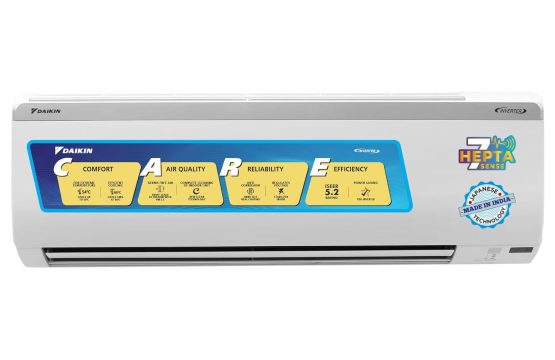 Daikin 1.5 Ton 5 Star Inverter Split AC (Copper, PM 2.5 Filter, MTKM50U, White)